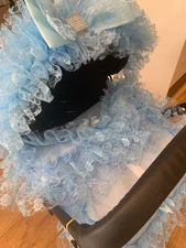 Romany DOONA Pram Pushchair Covers Blue  + Hood Trim Personalised