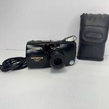 Olympus Infinity Stylus Zoom DLX Deluxe Point  Shoot 35mm Film Camera - WORKS -