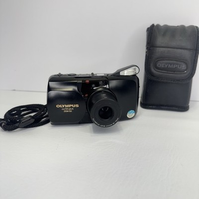 Olympus Infinity Stylus Zoom DLX Deluxe Point & Shoot 35mm Film Camera - WORKS -