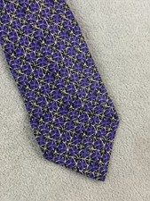Geoffrey Beene Men  s Necktie 100 Silk purple Beautiful Tie Fast Shipping 