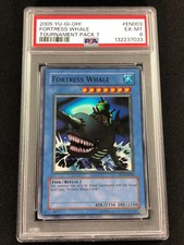 Yugioh 2005 Fortress Whale TP7-EN003 Super Rare PSA 6