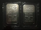 Johnson Matthey TD Bank Two 1oz Silver Bars Mint Sealed With Consecutive Serials