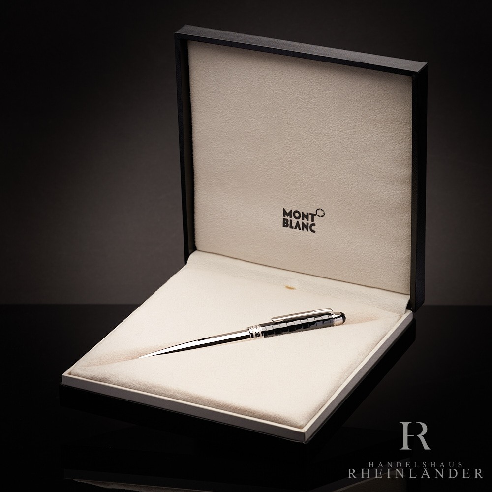 Montblanc Meisterstück Solitaire Ceramics Black Prisma Ballpoint