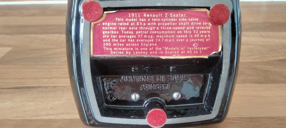 Renault Lesney 1911 vintage 2 plazas Foto 4 de 4