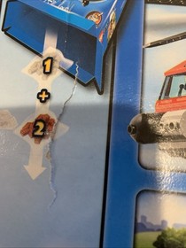 Sealed LEGO CITY: Fire Helicopter (60010) Shelf Wear Eh1