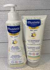 Mustela Baby Dry Skin Bath Time Set - Lotion  Cleansing Gel with Cold Cream
