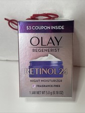 Olay Regenerist Retinol24 Night Moisturizer - 0.18oz Lotion Cream Fragrance Free