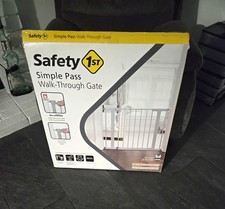 Safety 1st Simple Pass Walk-Through Gate, White Walk-Through Gate