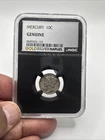 1942 Mercury Dime 10C – NGC Genuine – 90% Silver – Slabbed