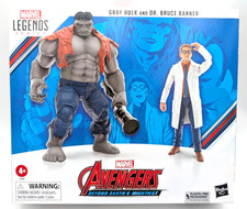 Avengers 60th Anniversary Marvel Legends Gray Hulk & Dr. Bruce Banner NEW
