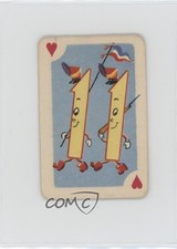 1950s Whitman Crazy 8s Card Game 11 Hearts 11H 0kb5