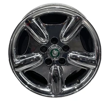 1998 Jaguar XK8 OEM Rim Factory Chrome Wheel 17" X 8" 5 Spoke Alloy 1997 98 99