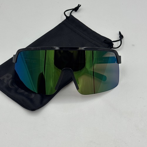 REVO RE1213 11 GN OMEGA Shiny Black Frame w POLARIZED Evergreen Lens Suns $219 - Picture 6 of 6