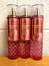 Bath Body Works CHAMPAGNE TOAST Fine Fragrance Body Mist 8oz Spray QTY 3