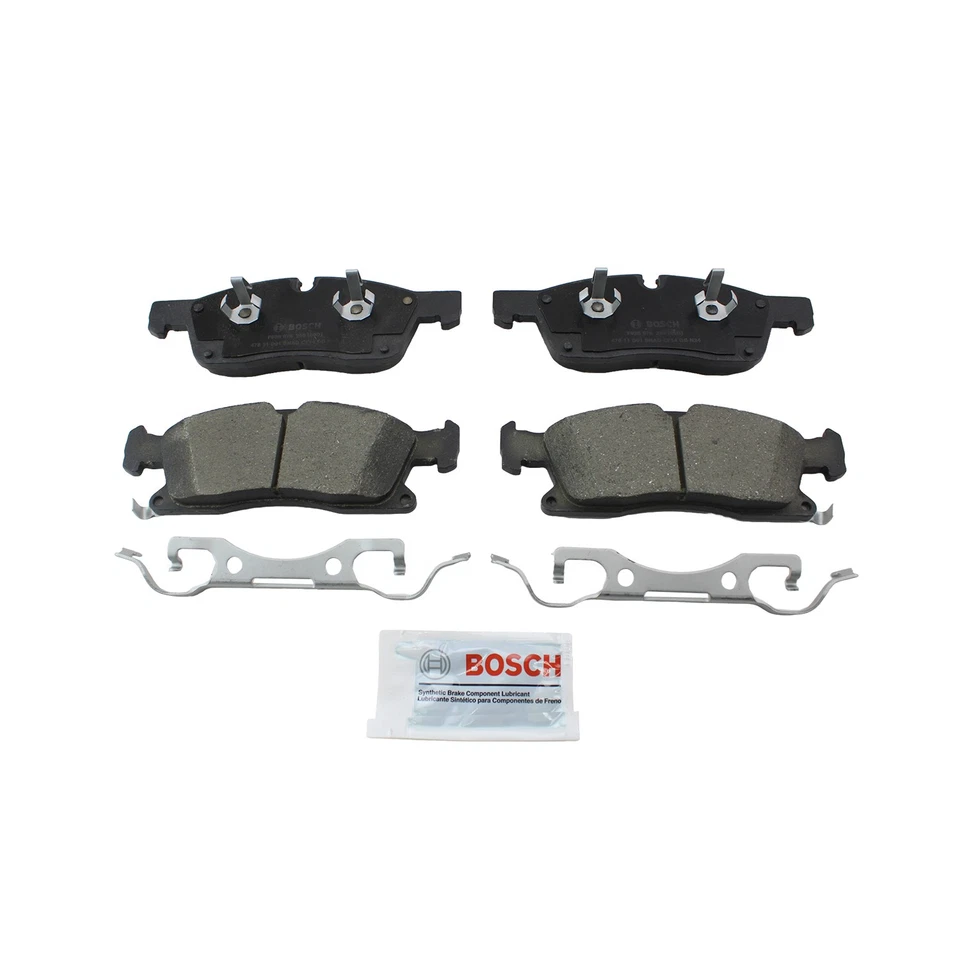 Pastilhas de freio dianteiras de cerâmica Bosch QuietCast para Dodge Durango Jeep Grand Cherokee - Imagem 2 de 4