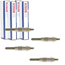 4x BOSCH GLÜHKERZEN 0250201027 passend für 4-ZYLINDER BMW 3 5 7 LAND ROVER