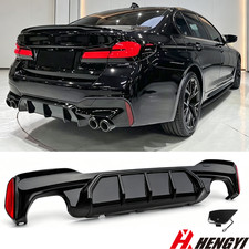 For 17-23 Bmw G30 5 Series M Competition Style Gloss Black Rear Bumper Diffuser For 17-23 Bmw G30 5 Series M Competition Style Gloss Black Rear Bumper Diffuser