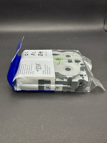 PACK of Label Tape CASSETTE Laminated 18mm Black White SEALED!🔥FREE SHIPPING! - Picture 7 of 8