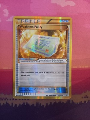 Pokemon Karte Schwächenpolitik 164/160 Secret Rare Primal Clash Near Mint