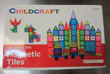 ChildCraft 124 piece set magnetic tiles