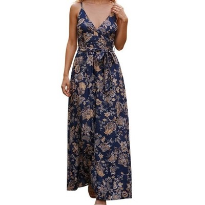 Anthropologie Ett:twa Floral Wide Leg Jumpsuit XS Boho Romantic Festival Artsy