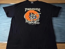Rare Vintage Thrasher Pushead Skateboarder Shirt All Size