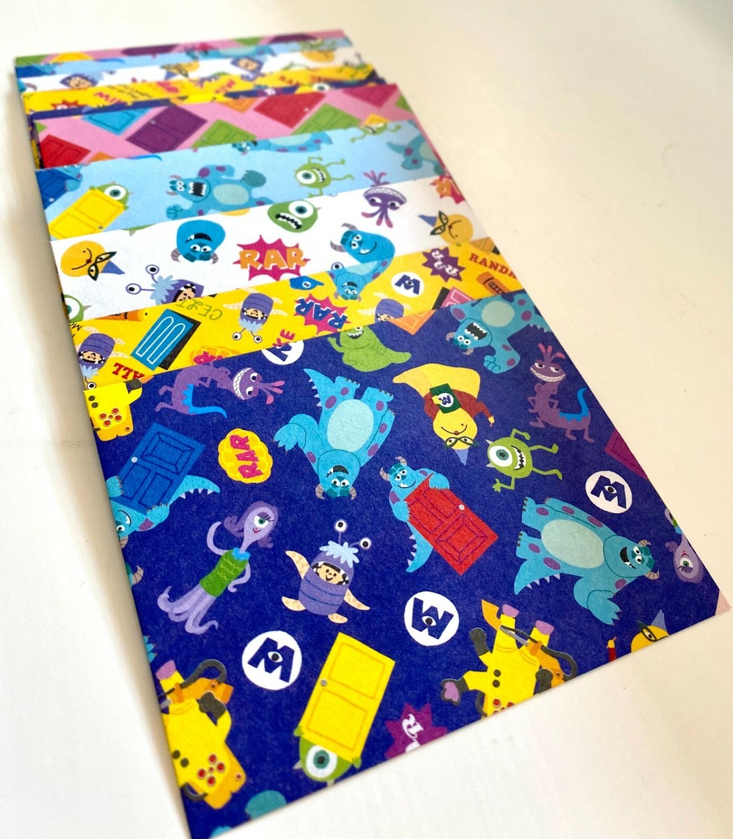 Disneys Monsters Inc Mini Envelopes Gift Card Holder Flowers Thank You  Cards