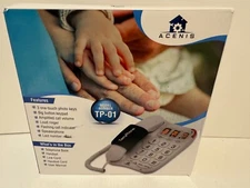 Land Line Telephone By Terry Phone Big Buttons TP-01 Quick Key Dialing