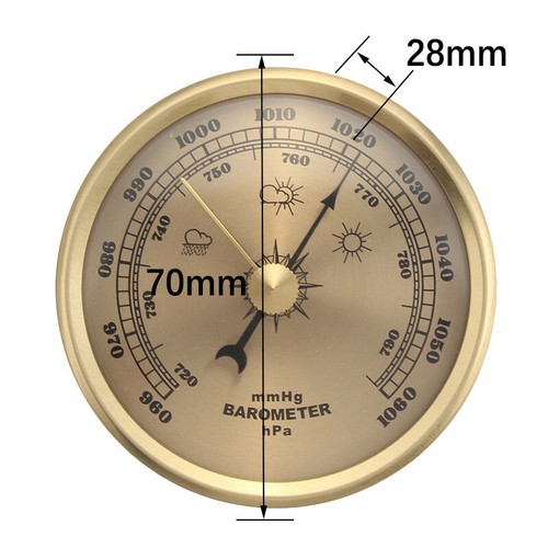 Wall Mounted Household Barometer Thermometer Hygrometer Weather Station Tool AU - Picture 3 of 7