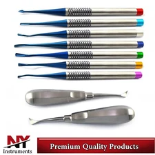 Dental PDL Luxating Root Elevators Periotomes Root Extracting Extraction Kit
