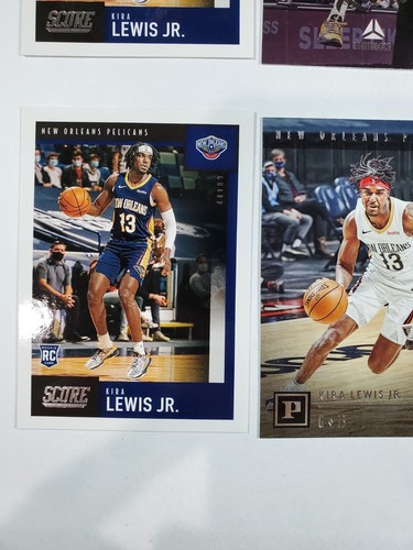 2020 21 Chronicles Rookie Lot Kira Lewis Jr Playbook Score Luminance Crusade - Picture 7 of 7