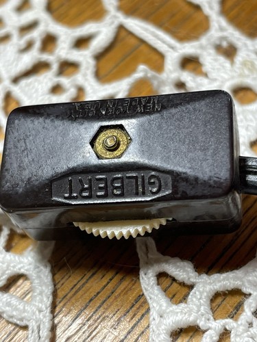 VINTAGE MID CENTURY MODERN GILBERT NEW YORK CITY ELECTRIC TABLE LAMPS PAIR 10.5" - Picture 13 of 16