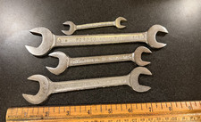 Vintage Drop Forged Double Open End Wrenches Made in the USA lot of 4