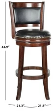 Safavieh Brockway Bar Stool, Reduced Price 2172702869 FOX7016A