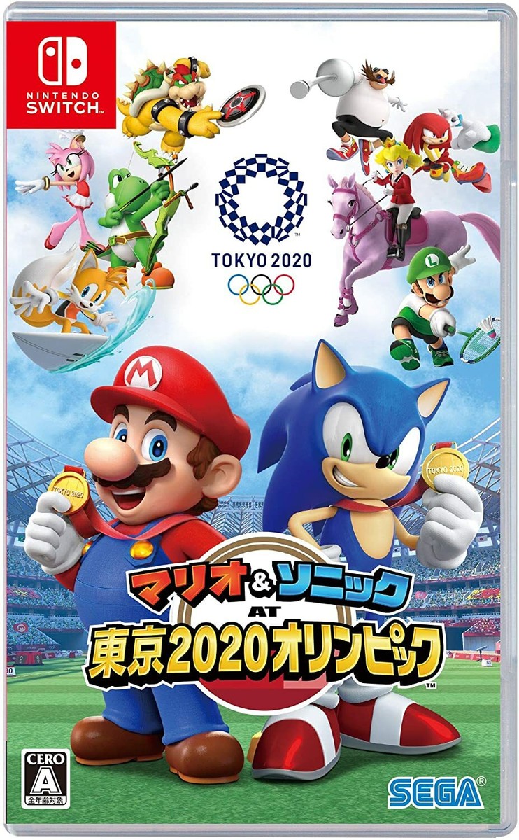スイッチ マリオ＆ソニック AT 東京2020オリンピック 4本セット Nintendo Switch Japan Mario & Sonic at Tokyo Olympic Games 2020
