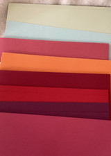 Stampin Up CARD STOCK 8.5x11 - 24 Asst. Brights, Regals, Subtles  In Color