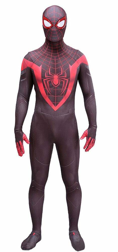 costume spiderman Ultimate nero vestito professionale adulti - Main Image