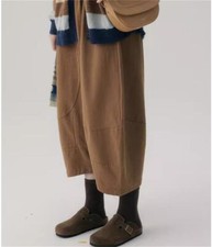 Autumn Winter Japanese straight loose casual Women Wide-leg Pants Japanese Loose