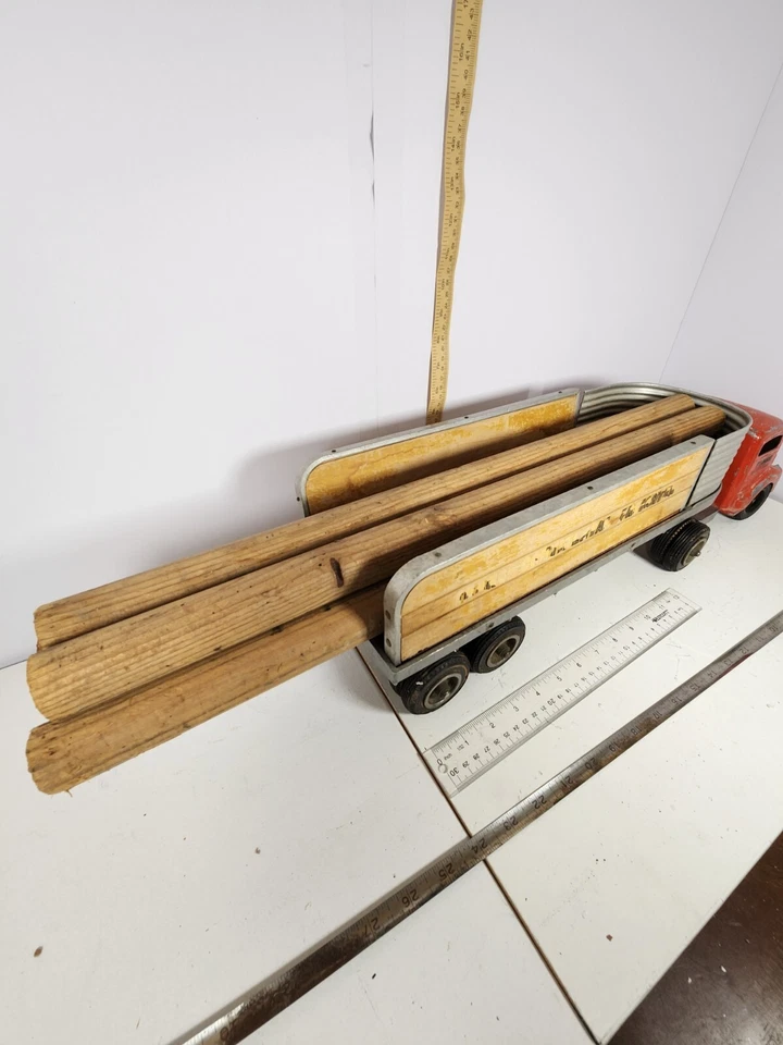 Tractor Smith-Miller RED SD Silver Streak Express también viene con madera Foto 3 de 4