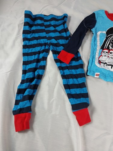 Star Wars Lego Pajamas Boys Set Size 4 Glow In The Dark - Picture 3 of 8