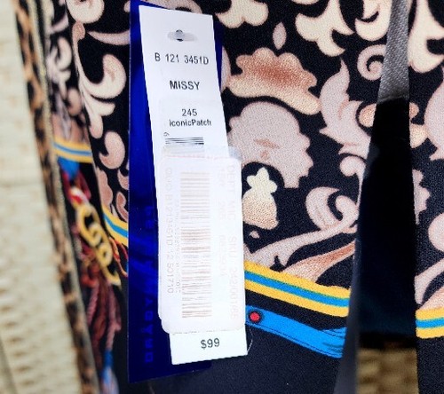 NWT Peter Nygard Kimono Jacket Fully Lined Size 12 3/4 Sleeves - Picture 6 of 11