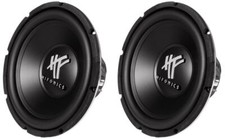 Paquete de subwoofers para automóvil Hifonics HFX12D4 HF Series 12" 800 vatios DVC 4 ohmios