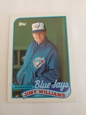 Jimy Williams Toronto Blue Jays 1989 Topps Baseball Card 594