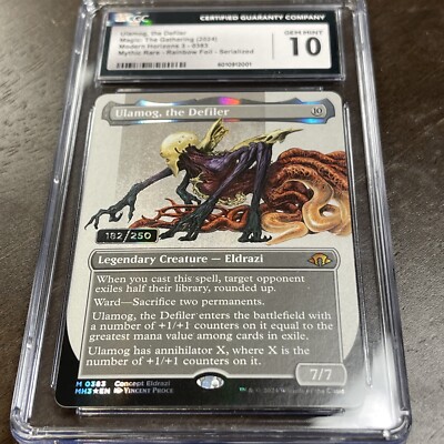 Ulamog, The Defiler #383 Modern Horizons 3 Serialized 182/250 CGC 10 Gem  Mint