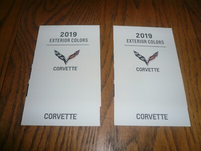 2017 Corvette Factory Exterior Color Chip Paint Samples - Two for One Price