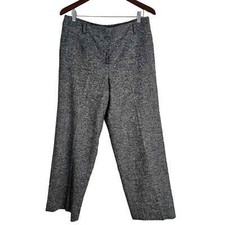 Vintage Talbots Women  s Wool Silk Blend Pants Petites 12 Gray Multicolor