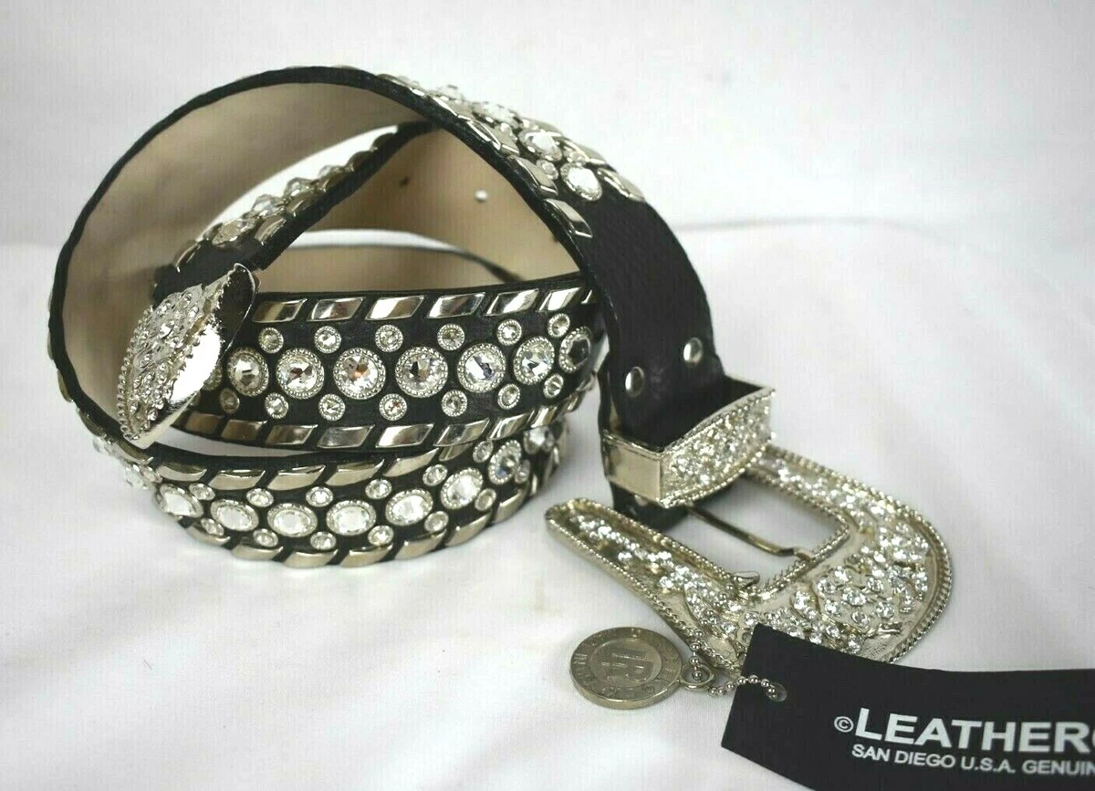 LEATHEROCK Leather Silver Belts for Women for sale | eBay