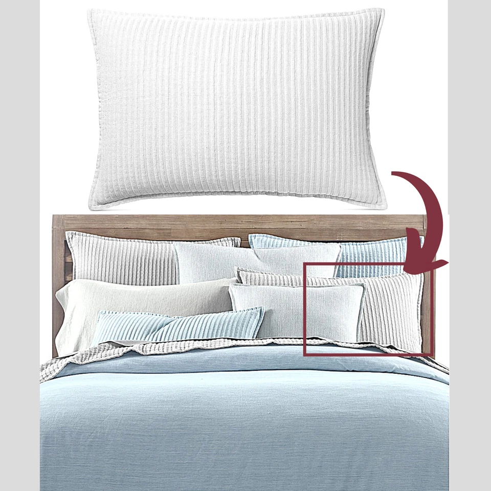 NWD Hotel Collection MATELASSE (1) Standard Pillow Cases Sham #3270 - Image 1 of 4
