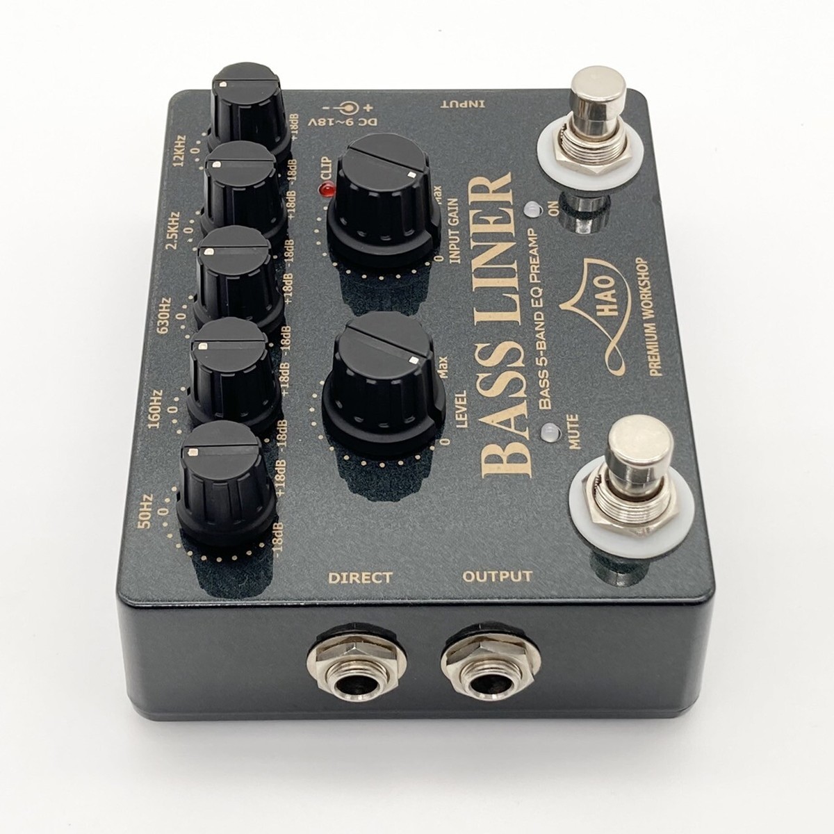 ベース HAO BASS LINER BASS 5-BAND EQ PREAMP Hao Bass Liner 5 Band Eq Preamp | Reverb Canada