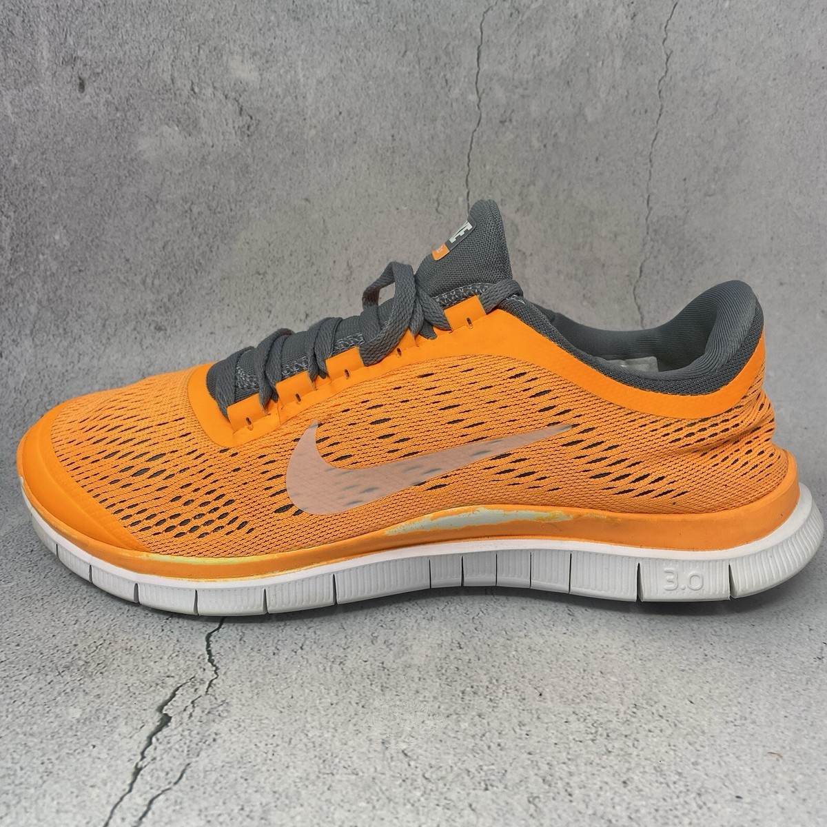 Nike Free Orange Womens Size M Athletic Running Shoes